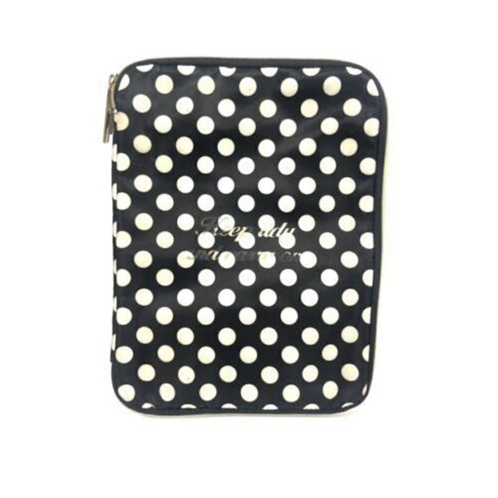 Tartan + Twine Multi Purpose Large Polka Dot Double Zip Organizer